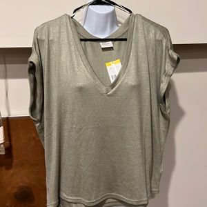 MOD REF Sz M Sage Green Blouse NWT